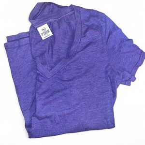 Purple V-Neck T-Shirt